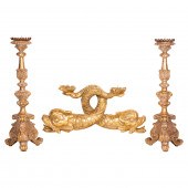 (LOT OF 3) ITALIAN BAROQUE STY