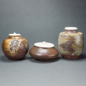 (LOT OF 3) JAPANESE GLAZED CER
