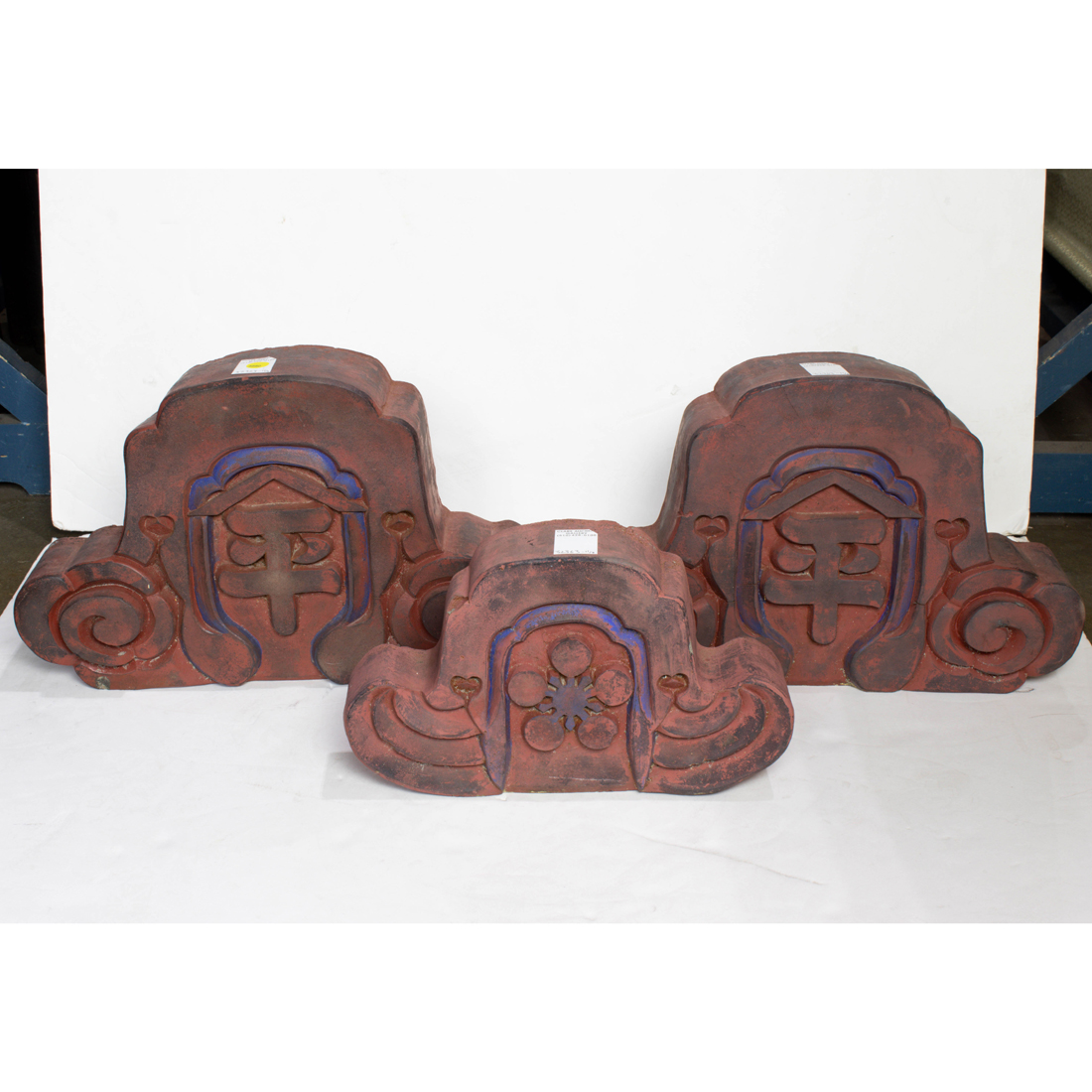 (LOT OF 3) JAPANESE PAINTED CERAMIC