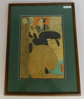 LOT OF 3 JAPANESE UKIYO-E WOOD