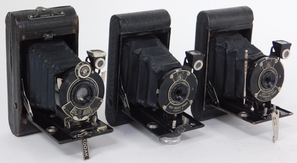 LOT OF 3 KODAK VEST POCKET