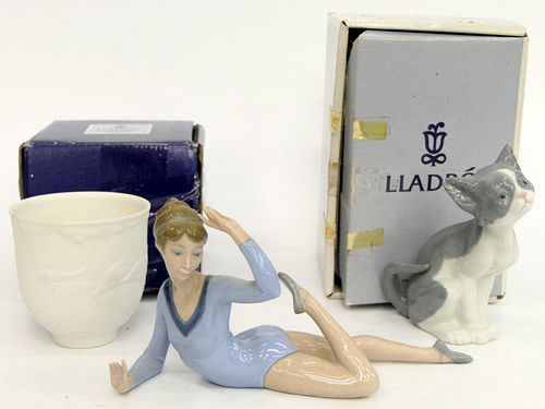 LOT OF 3 LLADRO SPANISH PORCELAIN