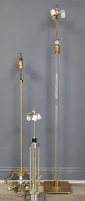 LOT OF 3 MIDCENTURY STYLE LAMP