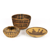 (LOT OF 3) NATIVE AMERICAN BAS