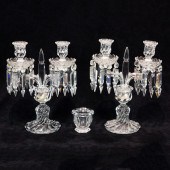 (LOT OF 3) PAIR OF BACCARAT TW
