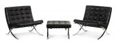 (LOT OF 3) PAIR OF MIES VAN DE