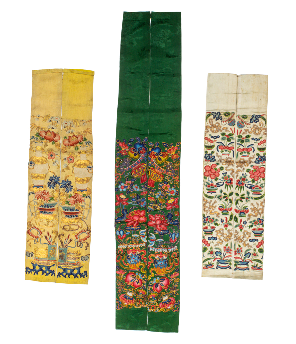 (LOT OF 3) PAIRS OF CHINESE