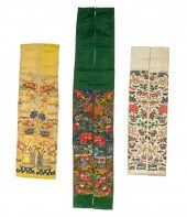 (LOT OF 3) PAIRS OF CHINESE EM
