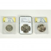 (LOT OF 3) PEACE DOLLARS (lot