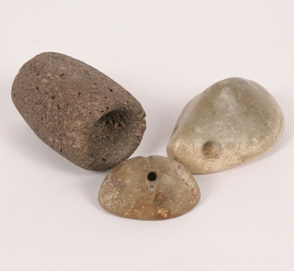Lot of 3 Pre Columbian beads.