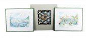 LOT OF 3 PRINTS: M.C. ESCHER,