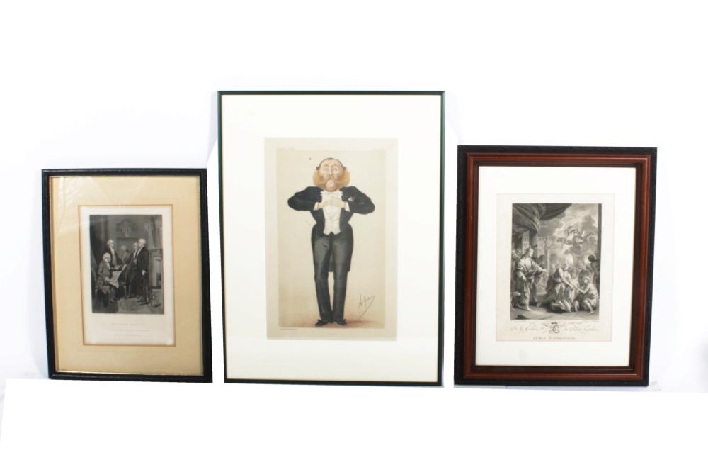 LOT OF 3 PRINTS: VANITY FAIR