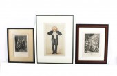 LOT OF 3 PRINTS: VANITY FAIR M