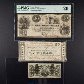(LOT OF 3) REPUBLIC OF TEXAS $