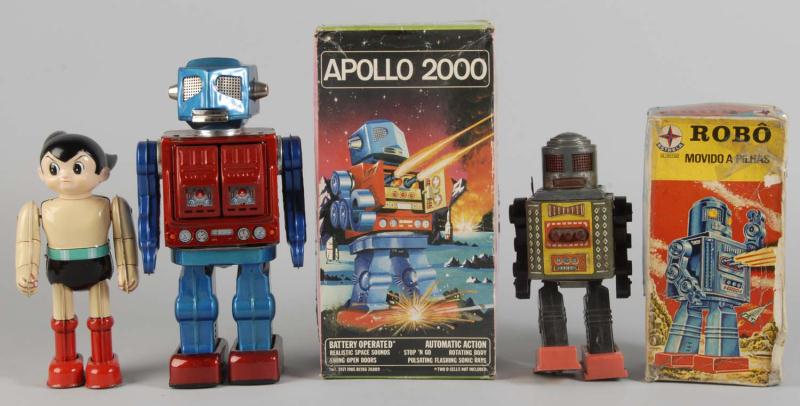 Lot of 3: Robot & Superhero