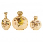 (LOT OF 3) ROYAL CROWN DERBY E