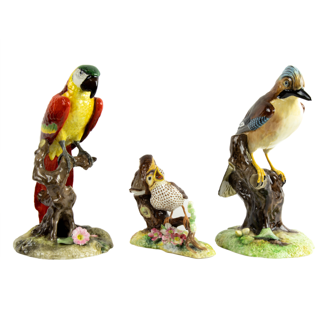 (LOT OF 3) ROYAL CROWN DERBY BONE