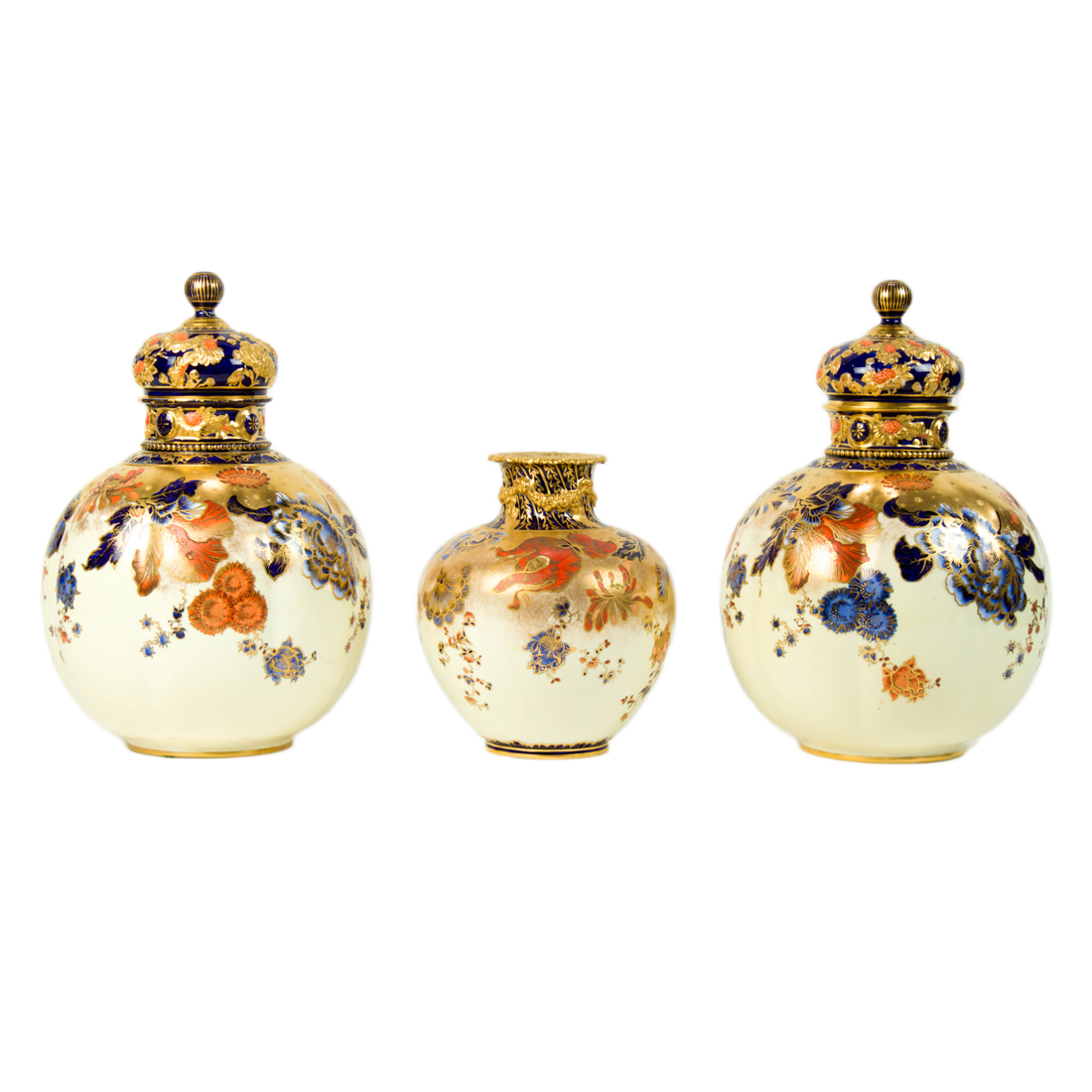 (LOT OF 3) ROYAL CROWN DERBY
