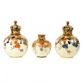 (LOT OF 3) ROYAL CROWN DERBY P