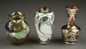 LOT OF 3: SILVER OVERLAY ART G