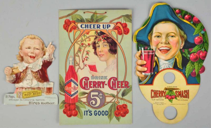 Lot of 3: Soda-Related Pieces. 
