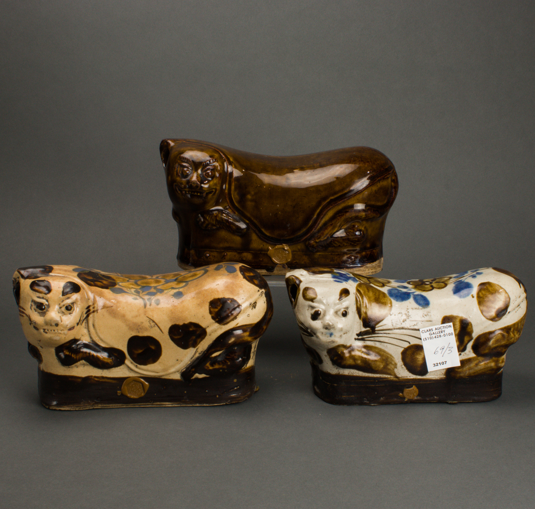 (LOT OF 3) SONG DYNASTY BROWN