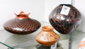 (LOT OF 3) SOUTHWEST POTS: JES
