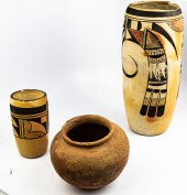 (LOT OF 3) SOUTHWEST POTTERY: