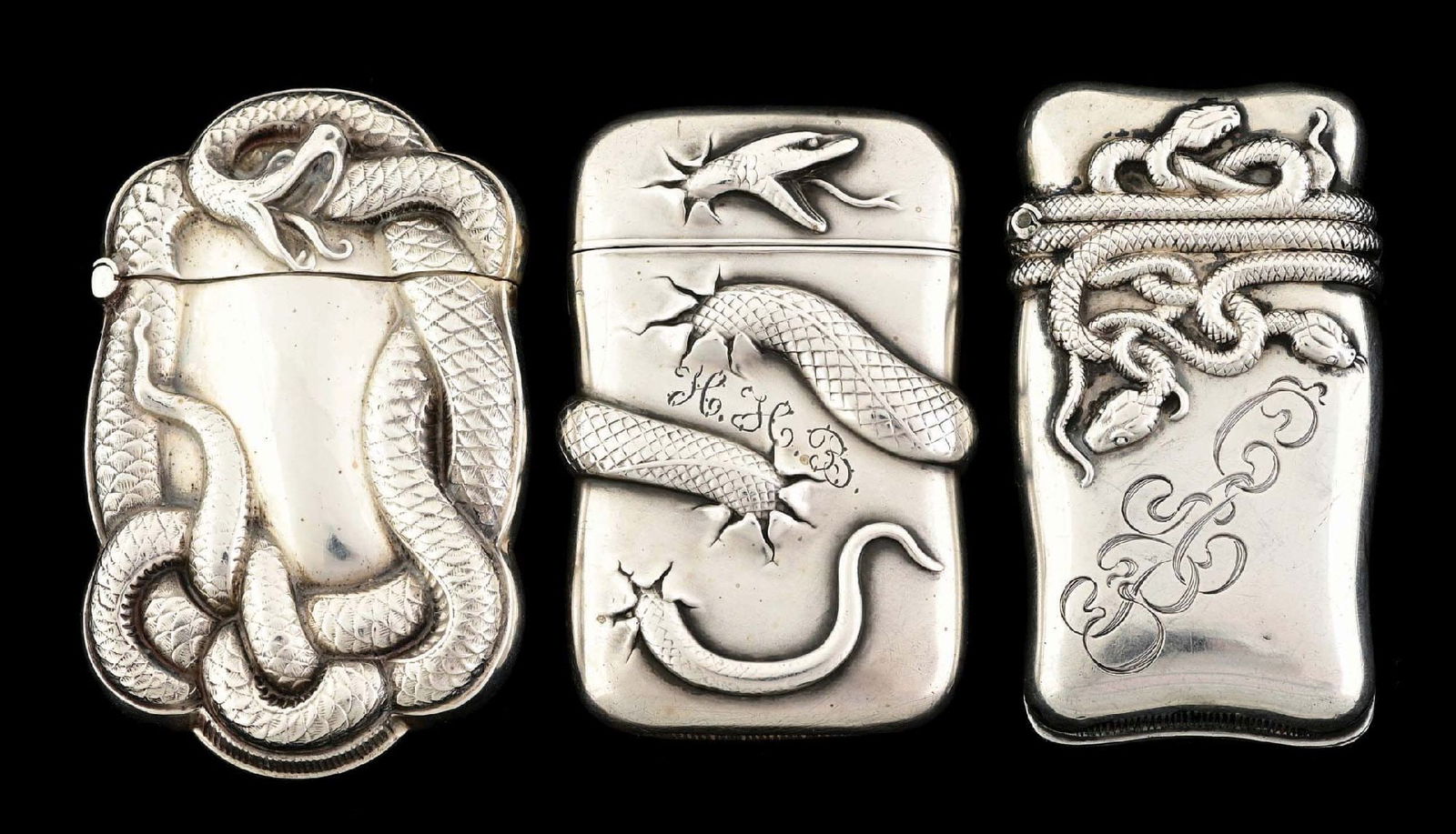 LOT OF 3: STERLING SILVER MATCH