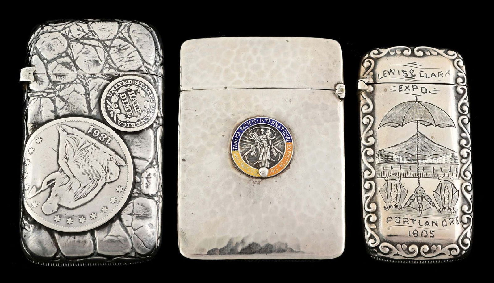 LOT OF 3: STERLING SILVER MATCH