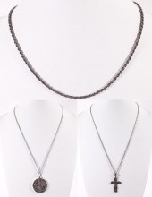 LOT OF 3 STERLING SILVER NECKL