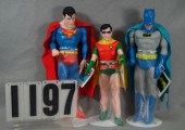 Lot of 3 Superhero figures on