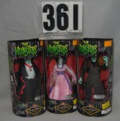Lot of 3 The Munsters Dolls, m