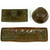 (LOT OF 3) TIFFANY STUDIOS PAT