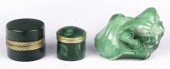 (LOT OF 3) TWO MALACHITE OR JA