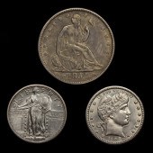 (LOT OF 3) US TYPE COINS: 1917