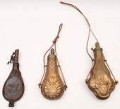 LOT OF 3 VINTAGE ANTIQUE POWDE