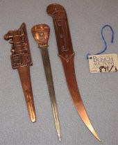 Lot of 3 vintage copper colore