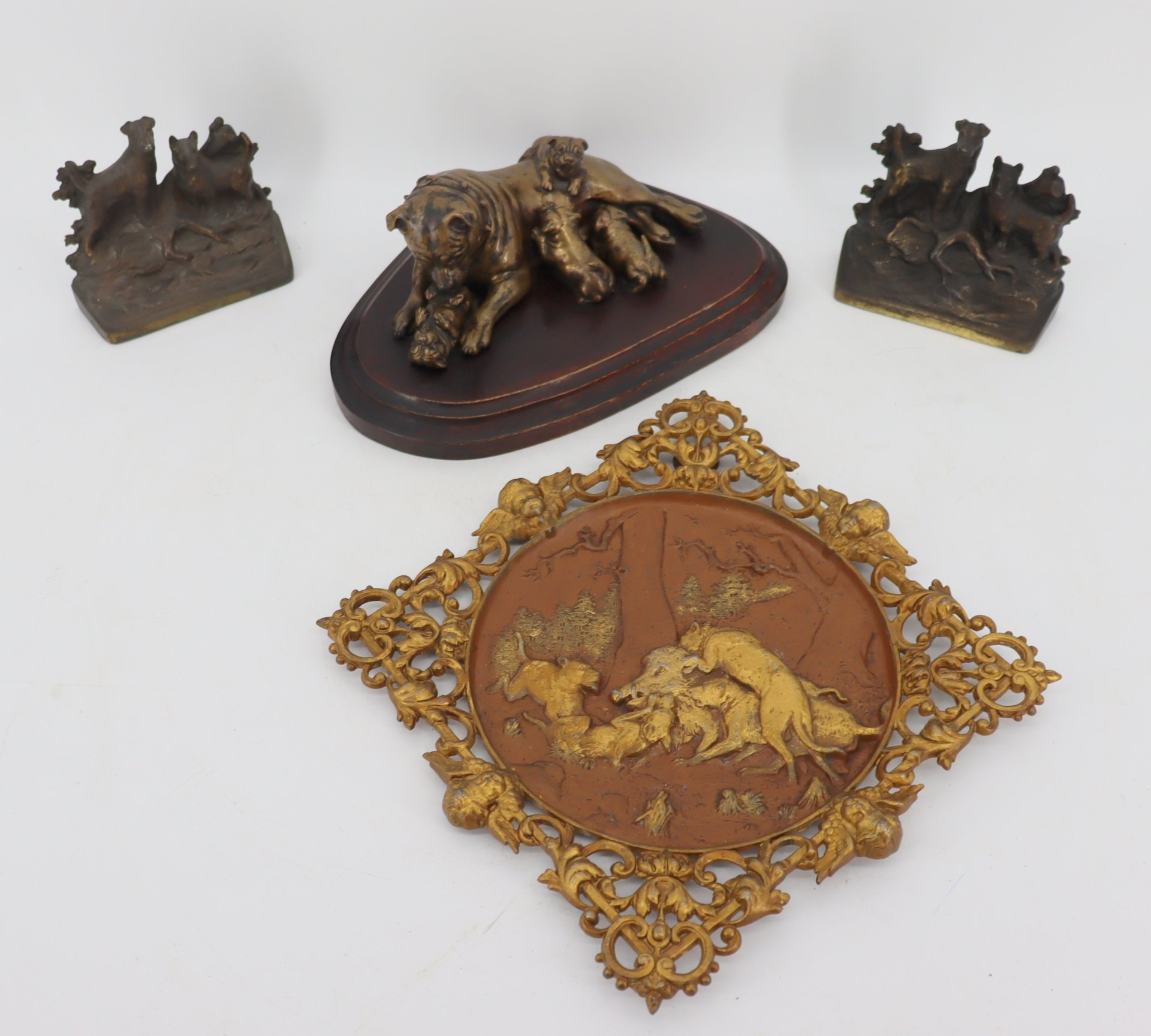 LOT OF 3 VINTAGE DOG RELATED