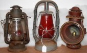 LOT OF 3 VINTAGE LANTERNS TO I