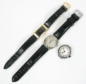 Lot of 3 vintage men's watches;