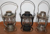 LOT OF 3 VINTAGE RAILROAD LANT