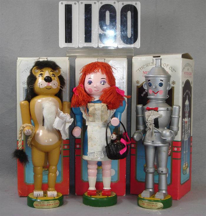 Lot of 3 Wizard of Oz Nutcracker