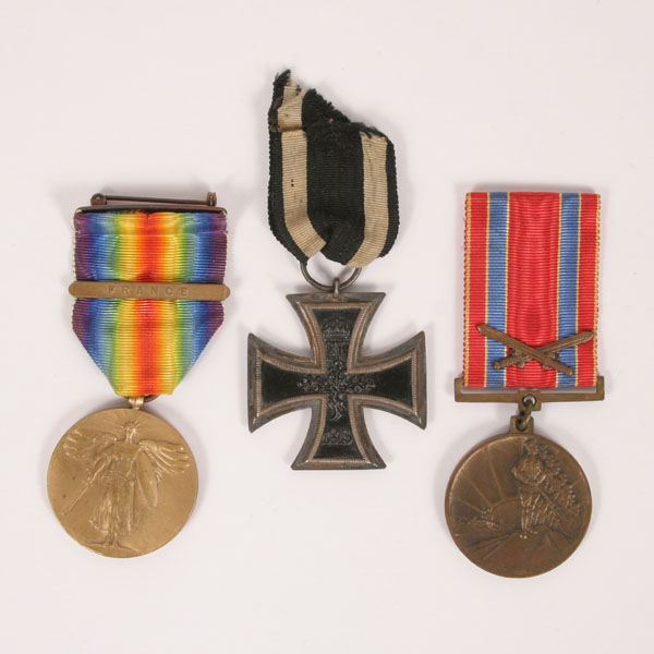 Lot of 3 World War I Military