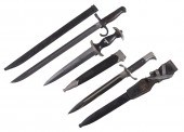 LOT OF (3) WW2-ERA KNIVES/BAYO