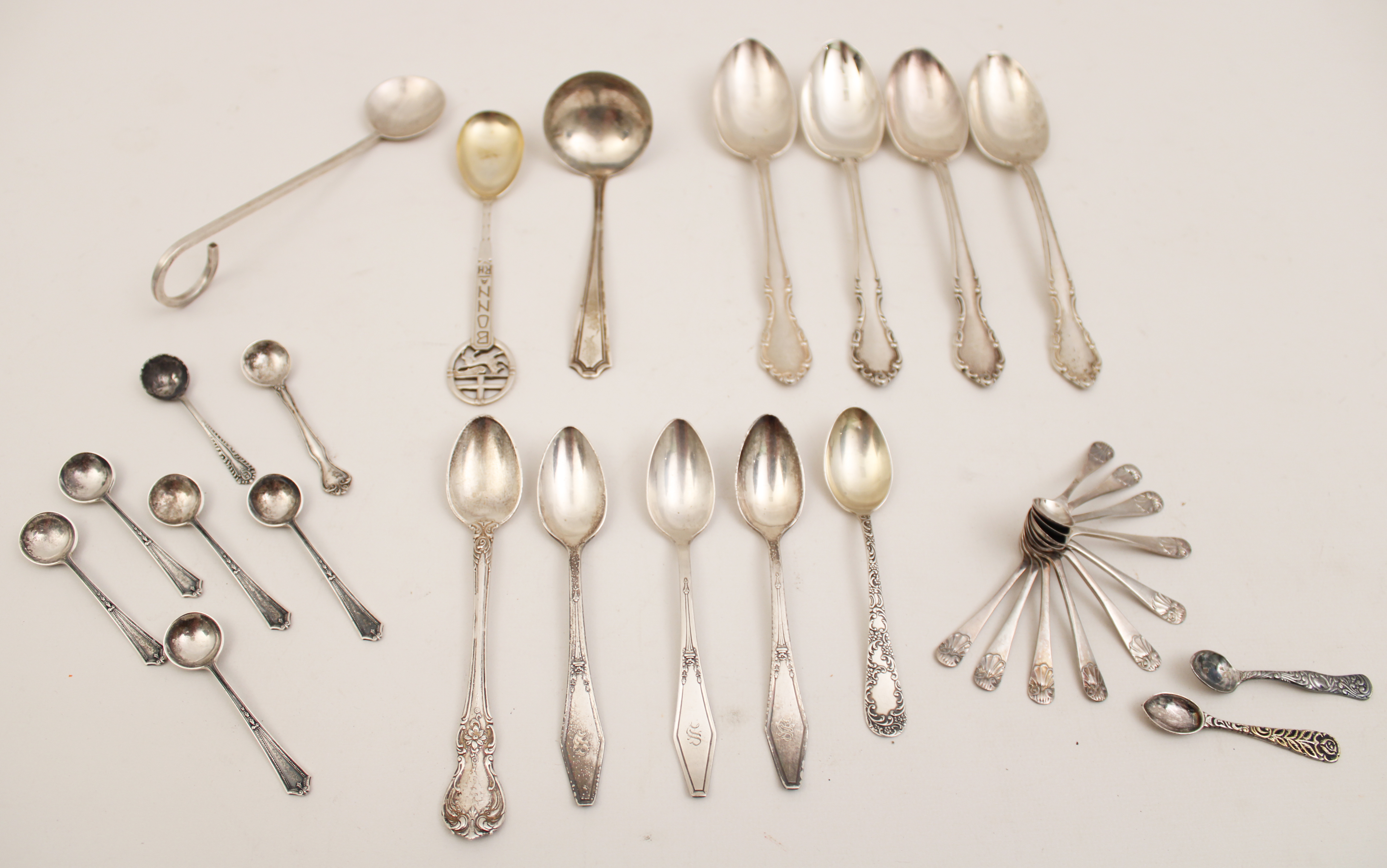 LOT OF 31 STERLING AND SILVER