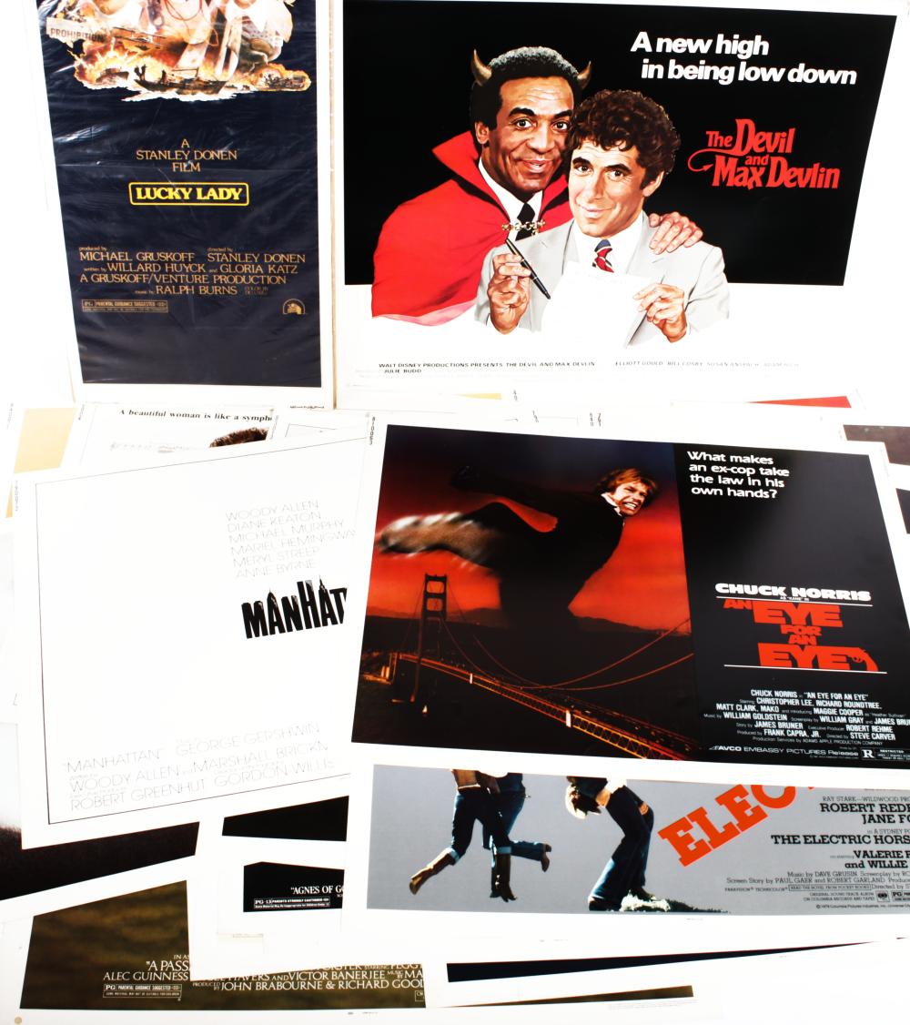LOT OF 34 1980S MOVIE POSTERS: