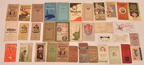 LOT OF 35 VINTAGE ADVERTISING