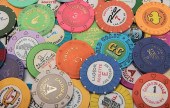 LOT OF 36 VINTAGE CASINO ROULE