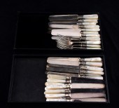 (LOT OF 38) SILVER MOUNTED MOT